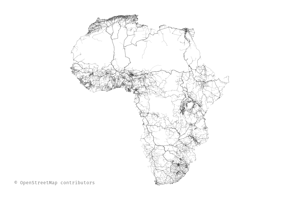 Routes depuis Niamey, Niger